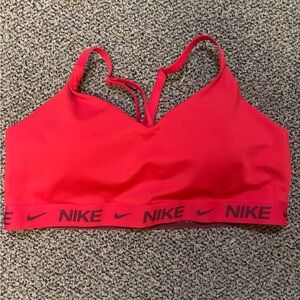 Nike Women's Vibrant Red Sports Bra